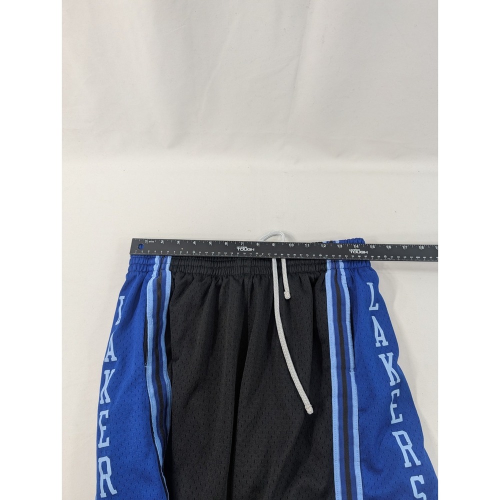 Mitchell And Ness Los Angeles Lakers Men's Medium Black Blue Swingman Shorts - Picture 7 of 9
